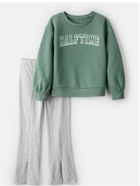 Four Carter’s Size 7 Outfits and One Pair of OshKosh Jeans